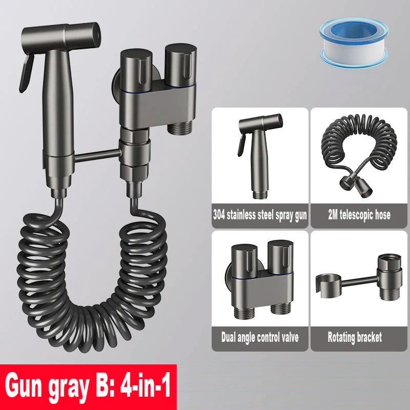 Handheld Toilet Bidet Faucet Sprayer Stainless Steel