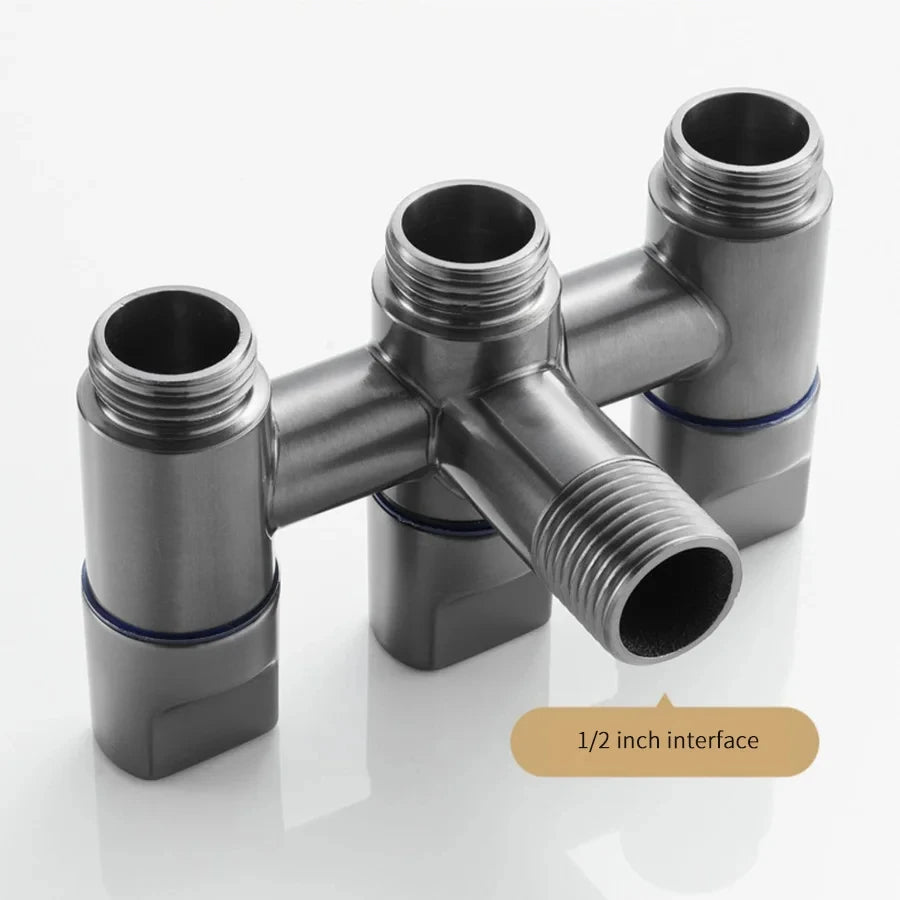 3 Ways Angle Valve Advanced Technology For Stable Water Flow Control With The Three Ways Multifunctional Diverter Valve