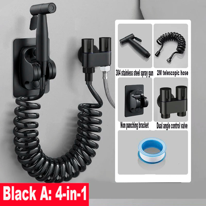 Handheld Toilet Bidet Faucet Sprayer Stainless Steel