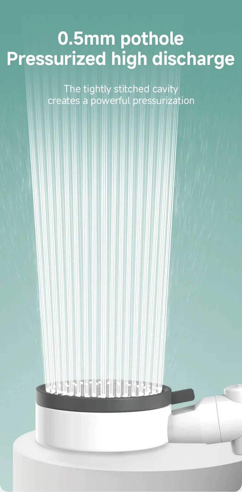 High Quality 8 Mode Shower Head Water Filter Adjustable High Pressure Shower