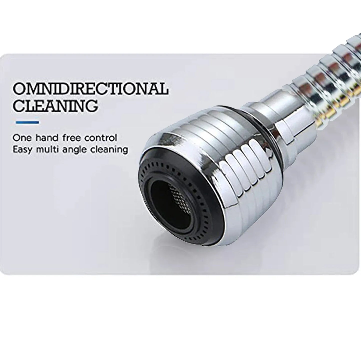 Sink Faucet Sprayer With Hose Tap Booster ,Diffuser Nozzle Rotatable Faucet