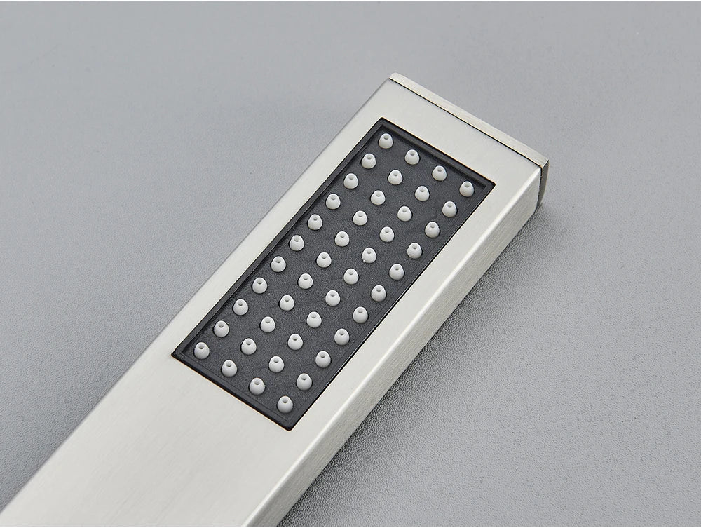 Hand shower Brass Shower Head. Square Handheld Head Replace