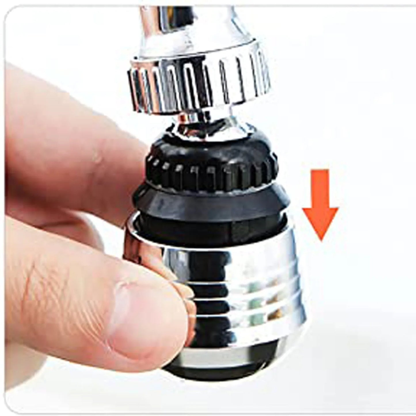 Sink Faucet Sprayer With Hose Tap Booster ,Diffuser Nozzle Rotatable Faucet