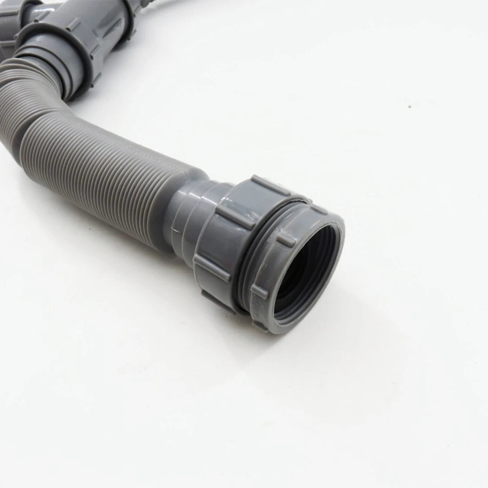 Comprehensive Plumbing Solution Double Sink Drain Kit with Flexible P Trap Pipes