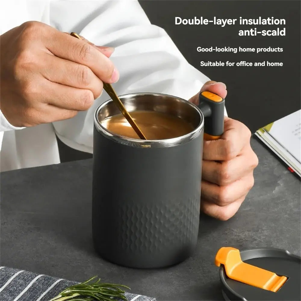 304 Stainless Steel Mug With Tea Leak Tea Cup Double Layer Coffee Cup