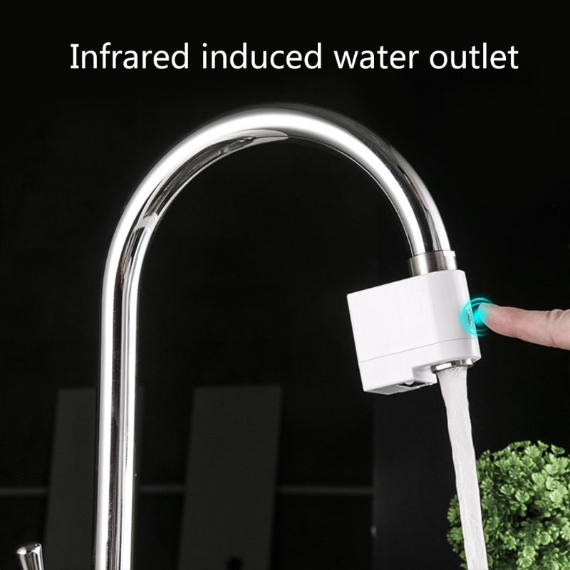Smart Sensor Faucet Infrared Sensor Automatic Water Saver Tap Anti-overflow Kitchen Bathroom Inductive Faucet