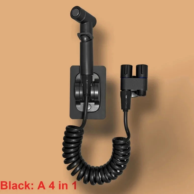 All-copper handheld toilet sprayer, bidet faucet,
