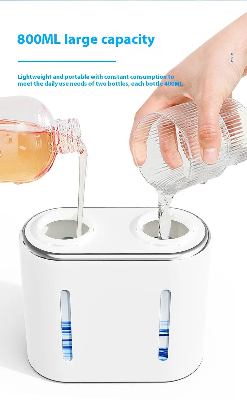 New large capacity automatic induction soap dispenser foam machine double head soap dispenser wall mounted hand sanitizer