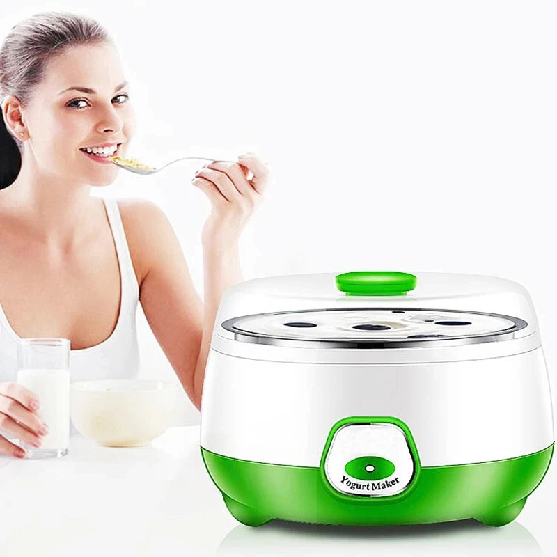 1L Electric Mini Yogurt Maker Automatic Multifunctional 220V Household Rice Maker
