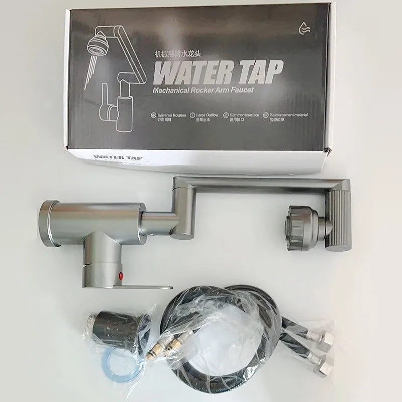 Bathroom Sink Faucet Basin Faucet 1080° Swivel Multifunction Cold and Hot Water Tap