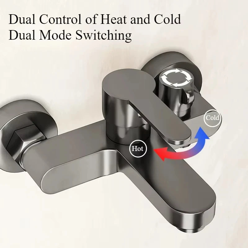 Bathroom Shower Faucet Mixing Valve Shower ,Shower Set Bathtub Mixing Switch Triple Hot and Cold Faucet