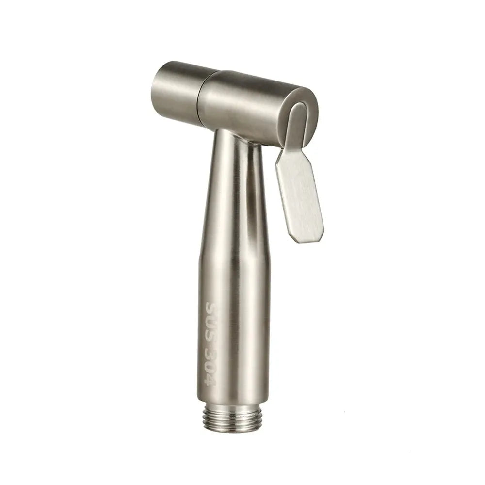 Stainless Steel Faucet Spray Gun Handheld Toilet Bidet Water Sprayer