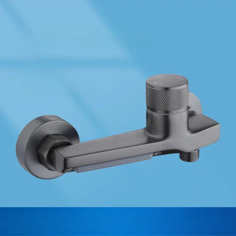 Gun Grey Shower Set , Bathroom Shower Faucet
