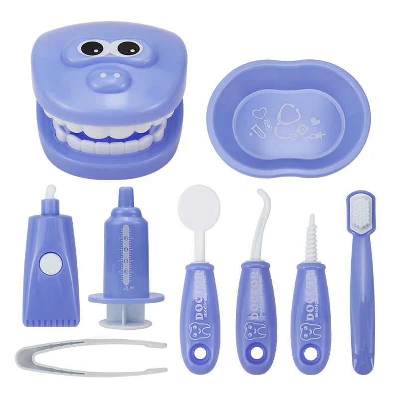 Children Montessori Toys , Dentist Check Teeth Model Doctors Role Play