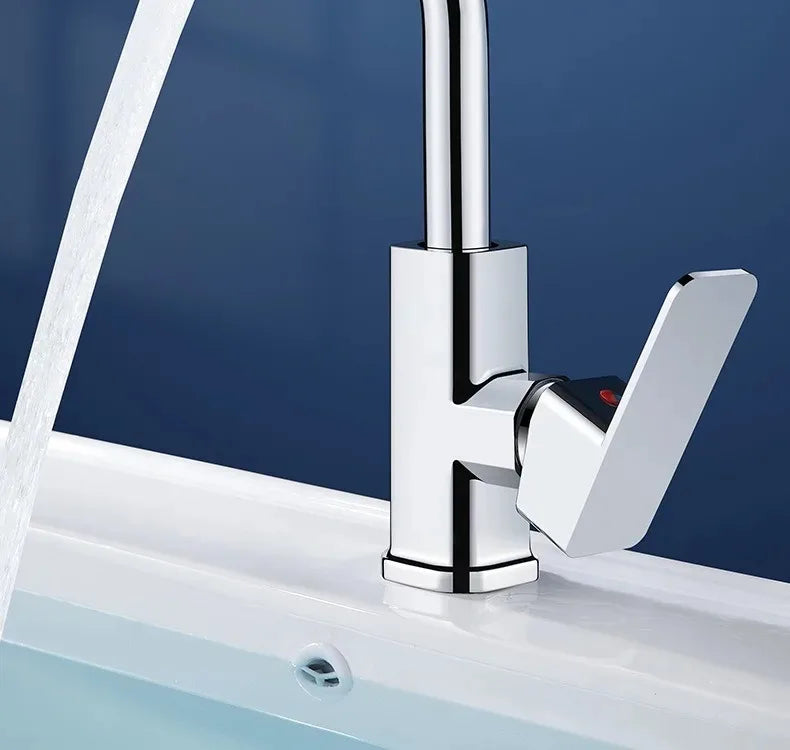 Bathroom faucet washbasin hot cold water 2-in-1 sink washbasin universal faucet