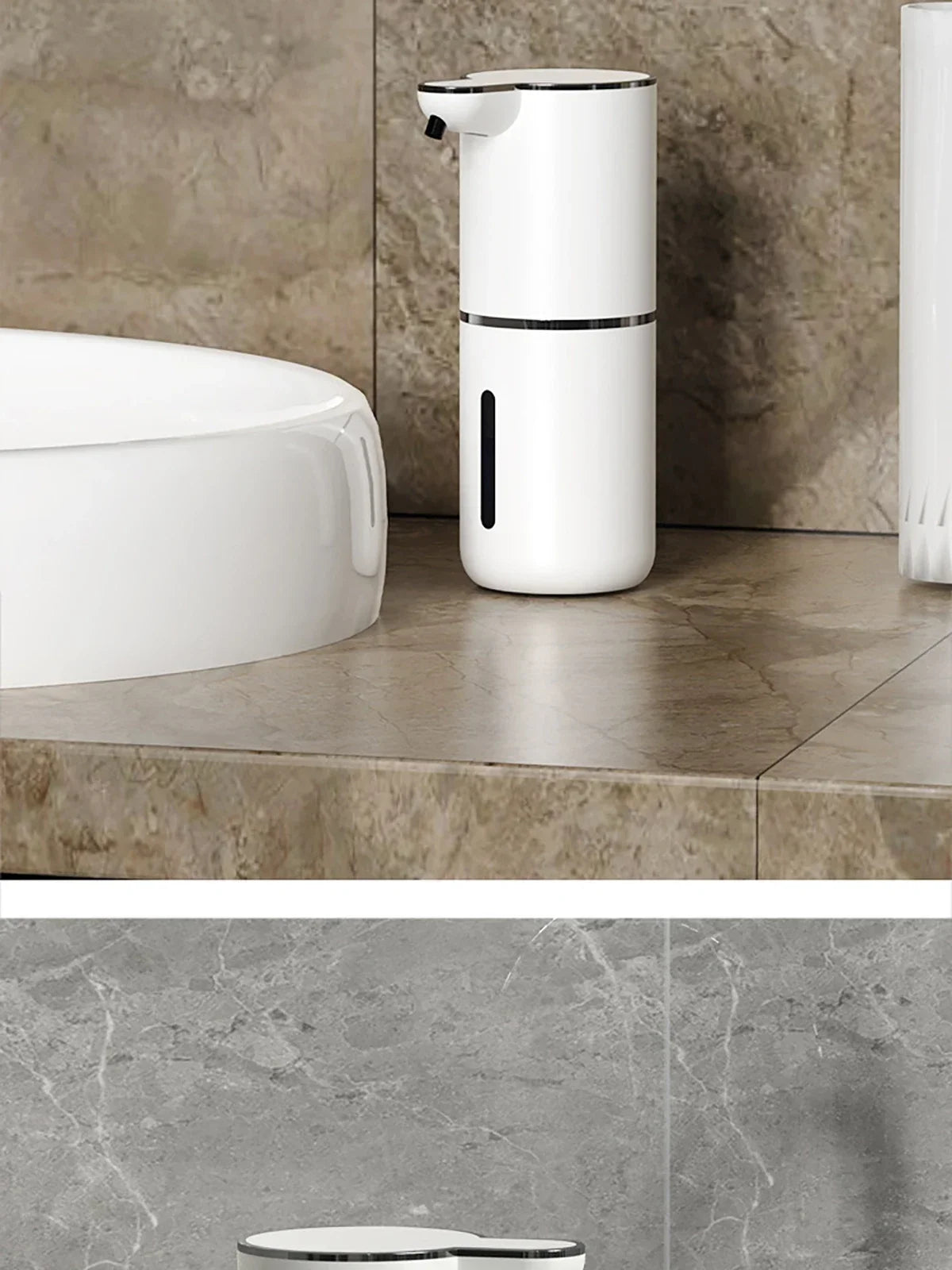 Automatic Soap Dispenser Touchless Foaming Soap Dispenser 380ml USB Rechargeable Electric 4 Level Adjustable