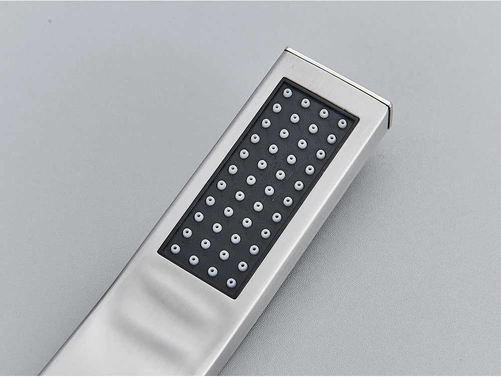 Hand shower Brass Shower Head. Square Handheld Head Replace