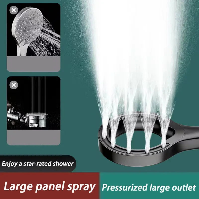 Single Mode Spray Shower Spa High Pressure Big Panel Booster Shower