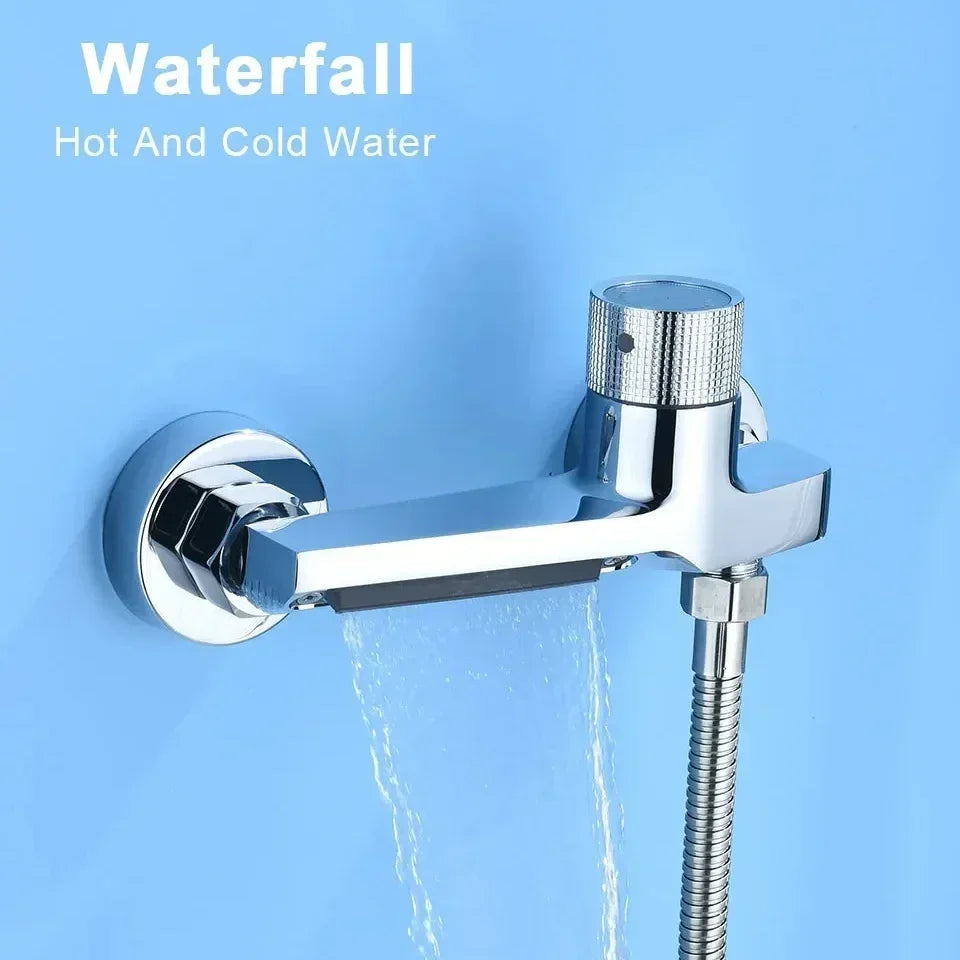 Gun Grey Shower Set , Bathroom Shower Faucet