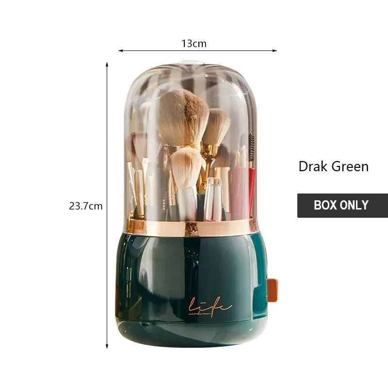 Cosmetics Storage Box Large Makeup Organizer Drawers Dustproof Display Cases for Vanity Makeup Brushes Holder with Lid