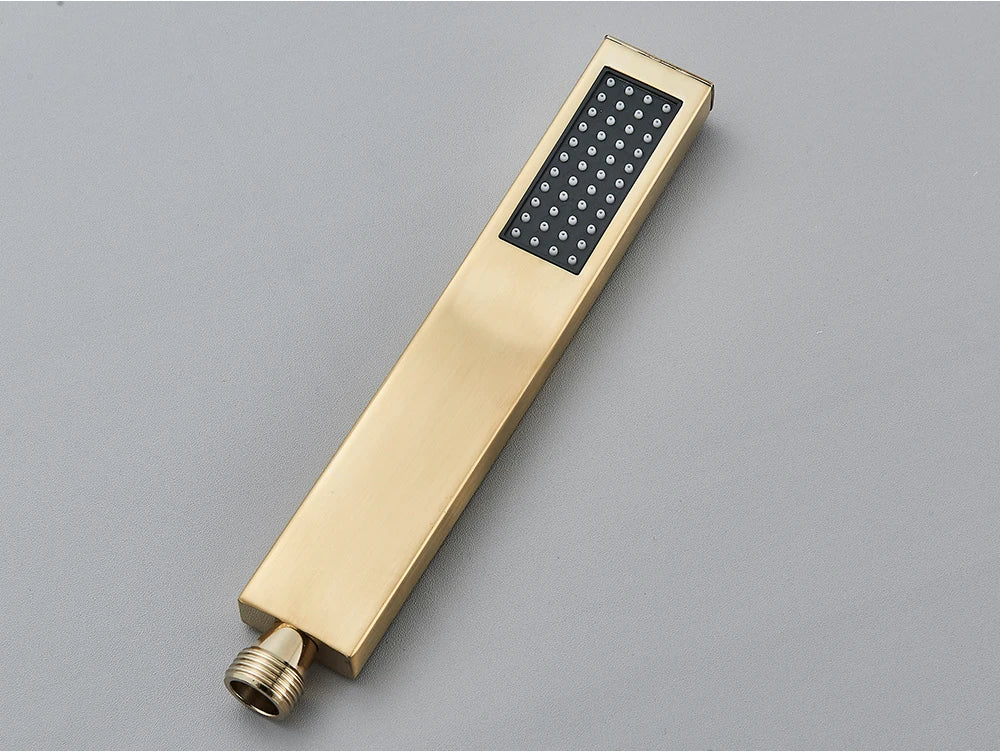 Hand shower Brass Shower Head. Square Handheld Head Replace