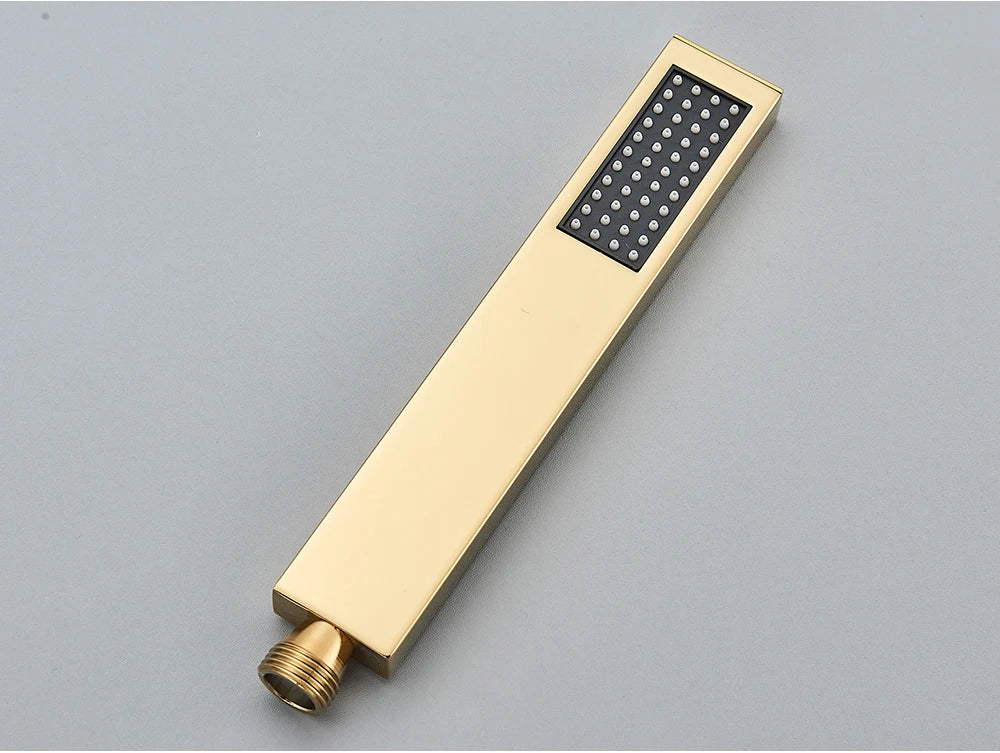 Hand shower Brass Shower Head. Square Handheld Head Replace