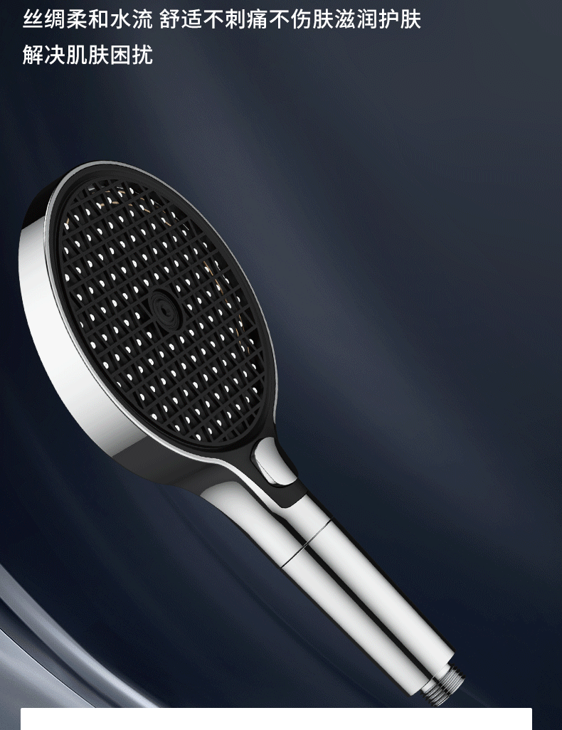 15CM Big Panel High Pressure Shower Head With Filter 3 Modes