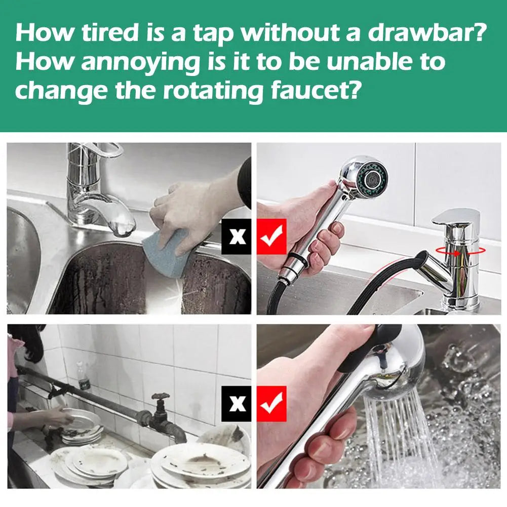 Kitchen Mixer Tap Spare Replacement Faucet Pull Out New Spray Setting Head