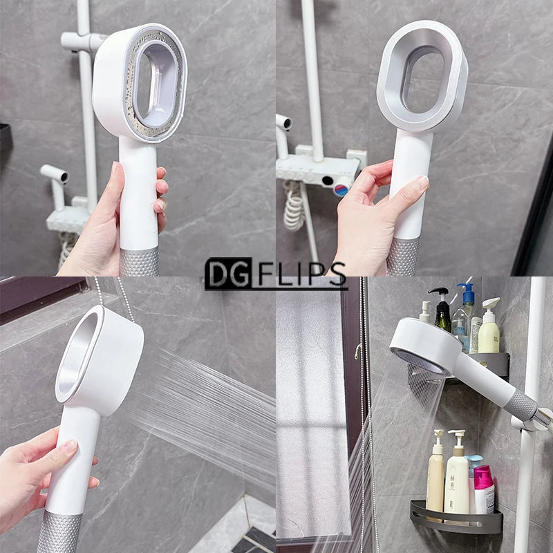 Filter Shower Head High Pressure Beauty Rain Faucet Shower head Filtration Purification