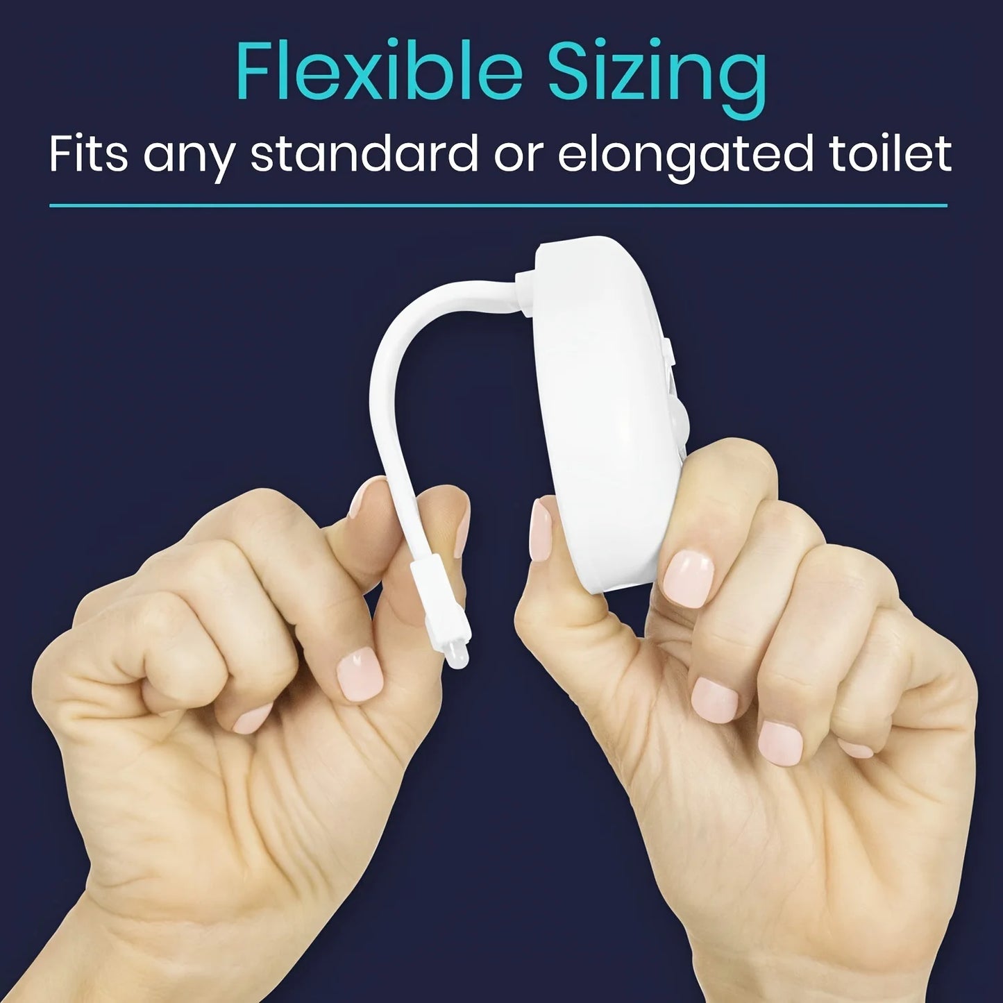 Toilet Motion Sensor Light, 8 Colors Changing Sensor LED Washroom Night Light