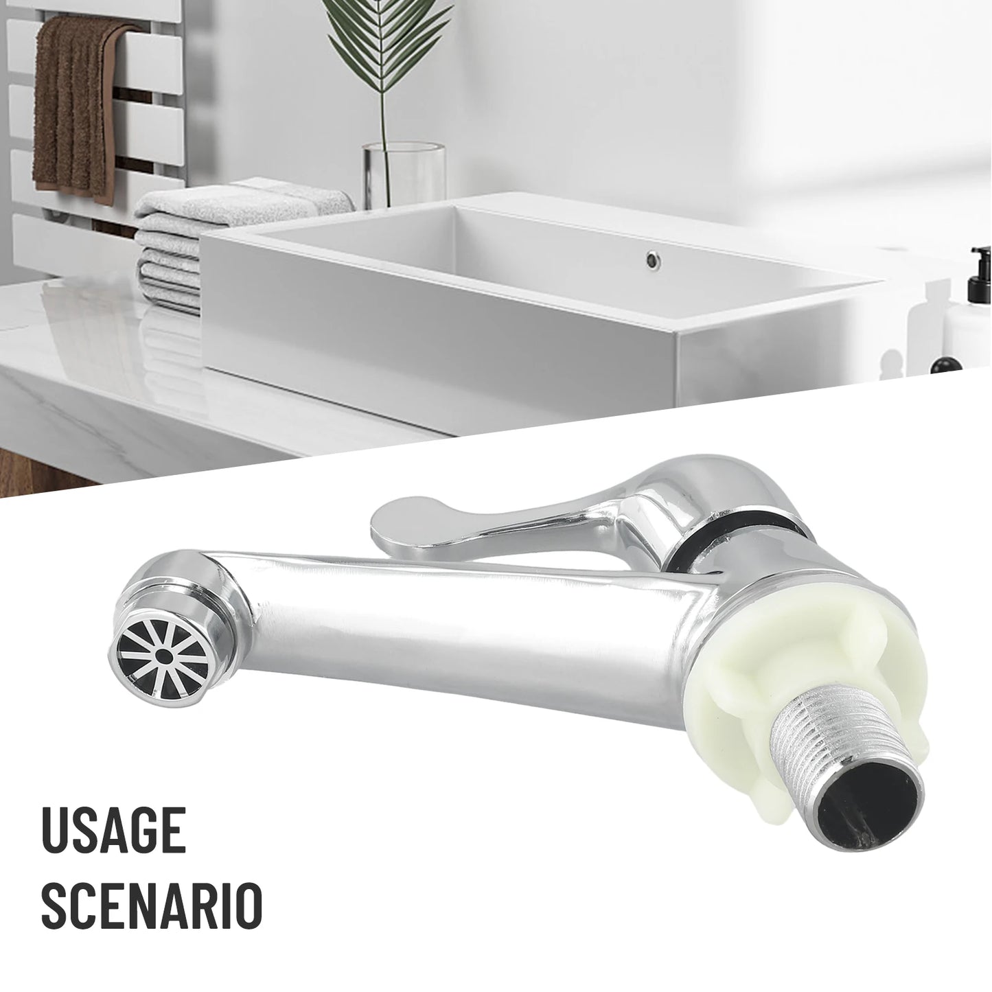 Bathroom Single Cold Water Tap Basin Sink Faucet Mixer