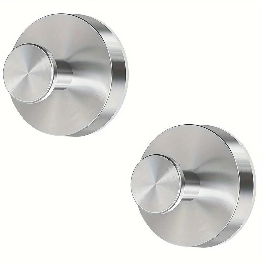 Reusable Stainless Steel Suction Cup Hook Waterproof Wall Mount Hooks Punch-free Kitchen