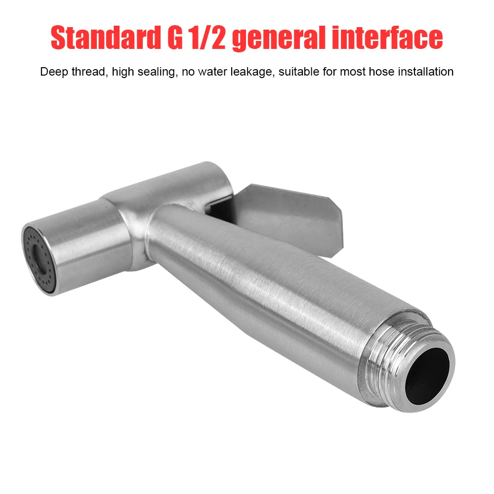 Bidet sprayer set For toilet ,hand sprayer self cleaning Hand Bidet faucet Stainless Steel