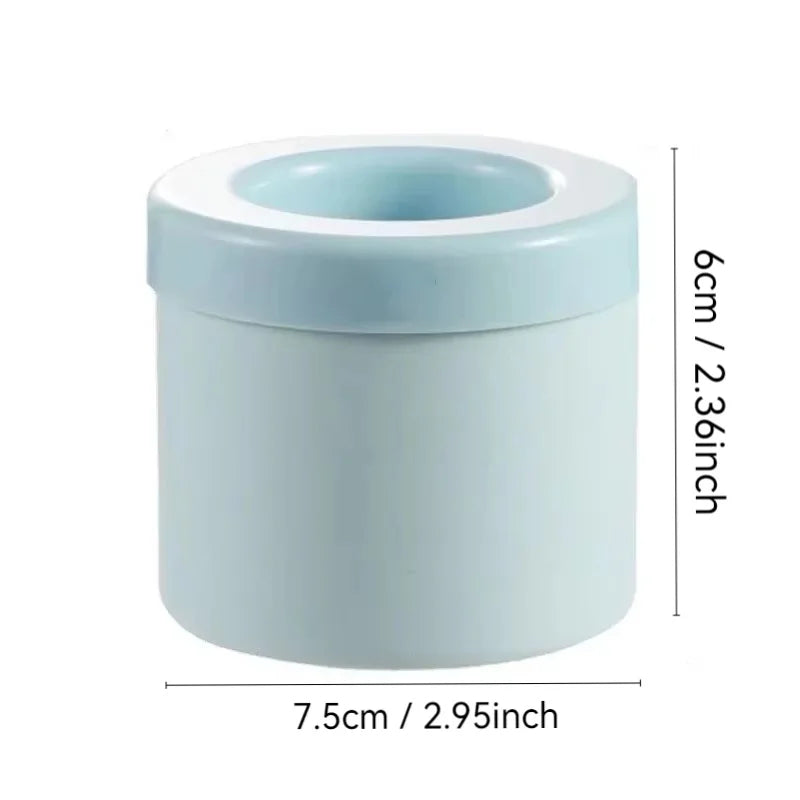 Silicone Ice Cube Mold Round Ice Bucket