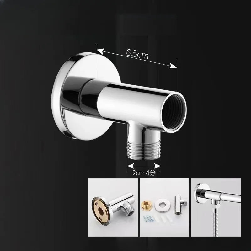 Wall-mounted Stainless Steel Shower Head Extension Arm Rain Extension Tube