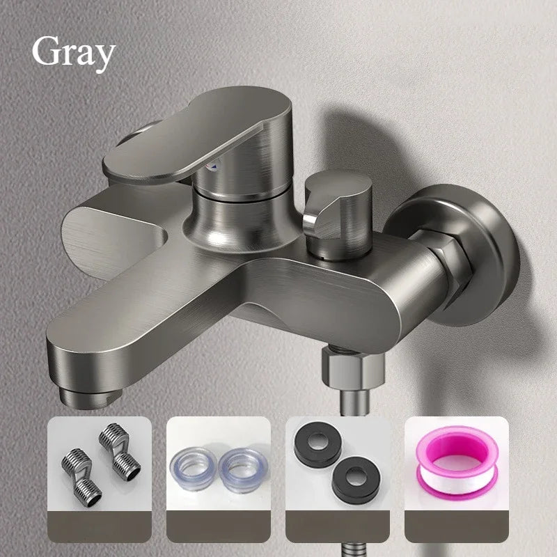 Bathroom Shower Faucet Mixing Valve Shower ,Shower Set Bathtub Mixing Switch Triple Hot and Cold Faucet