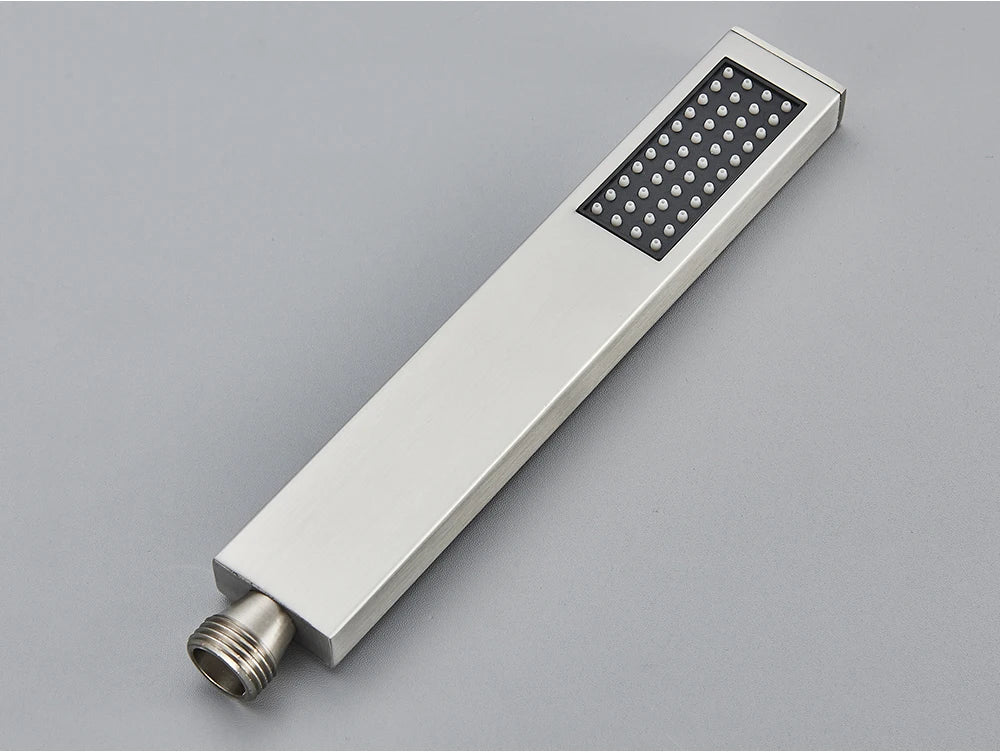 Hand shower Brass Shower Head. Square Handheld Head Replace