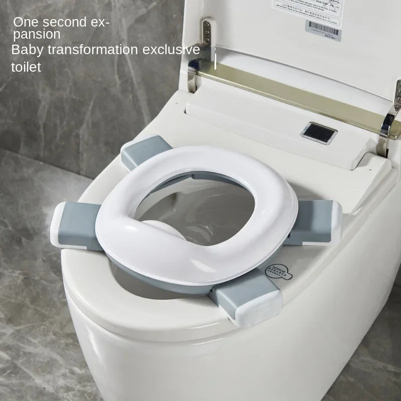 3 in 1 Travel Toilet Seat Foldable Children Potty with Bags Baby Pot Portable Silicone Baby Potty Training Toilet Seat