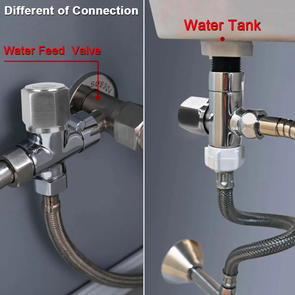 Bidet sprayer set For toilet ,hand sprayer self cleaning Hand Bidet faucet Stainless Steel