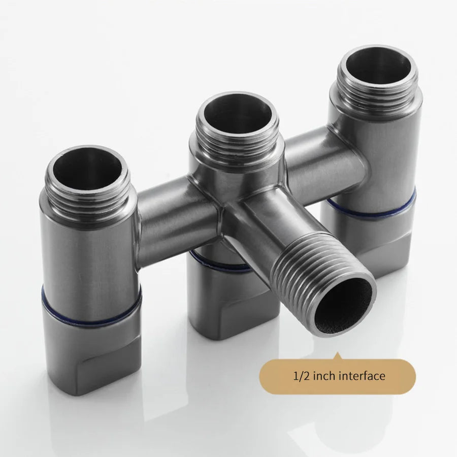 3 Ways Angle Valve Advanced Technology For Stable Water Flow Control With The Three Ways Multifunctional Diverter Valve