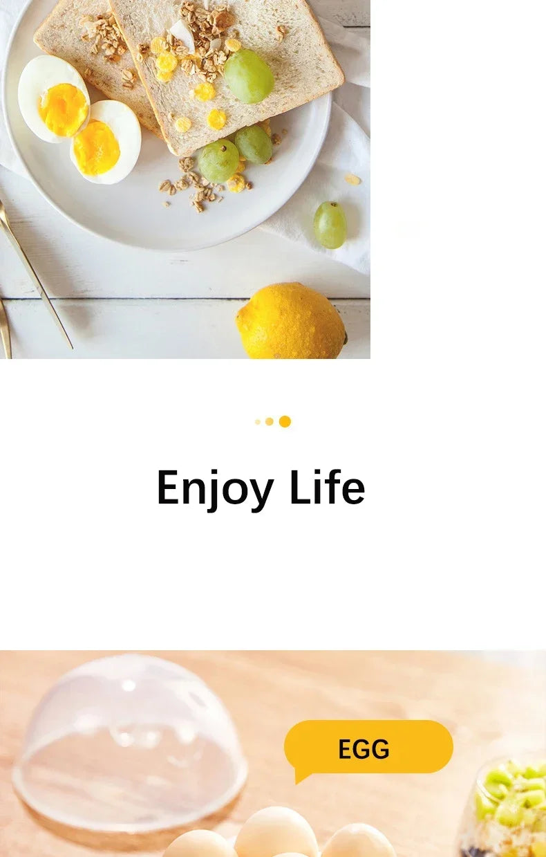 110V/220V Multifunctional Electric Egg Boiler Double Layers Egg Cooker Mini Steamer