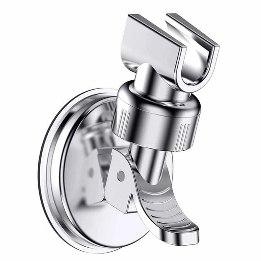 Adjustable Strong Suction Cup Shower Rack No Drill Removable Shower Head Bracket