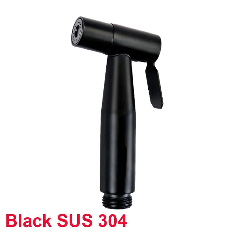 304 Stainless Steel Spray Gun Shower Handheld Bidet Sprayer Set