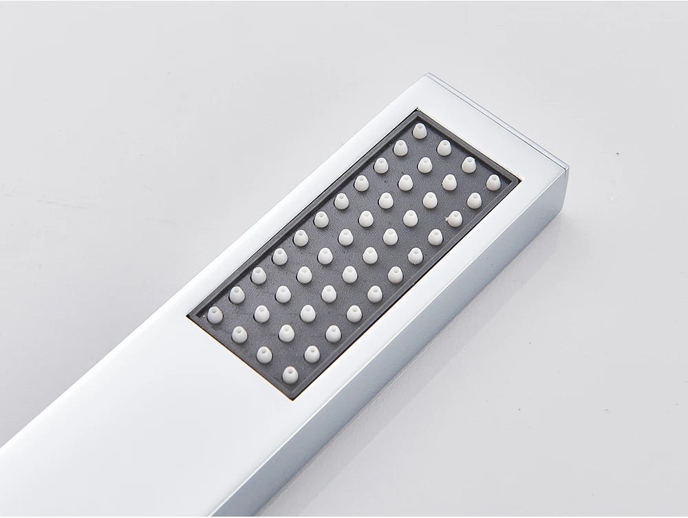 Hand shower Brass Shower Head. Square Handheld Head Replace