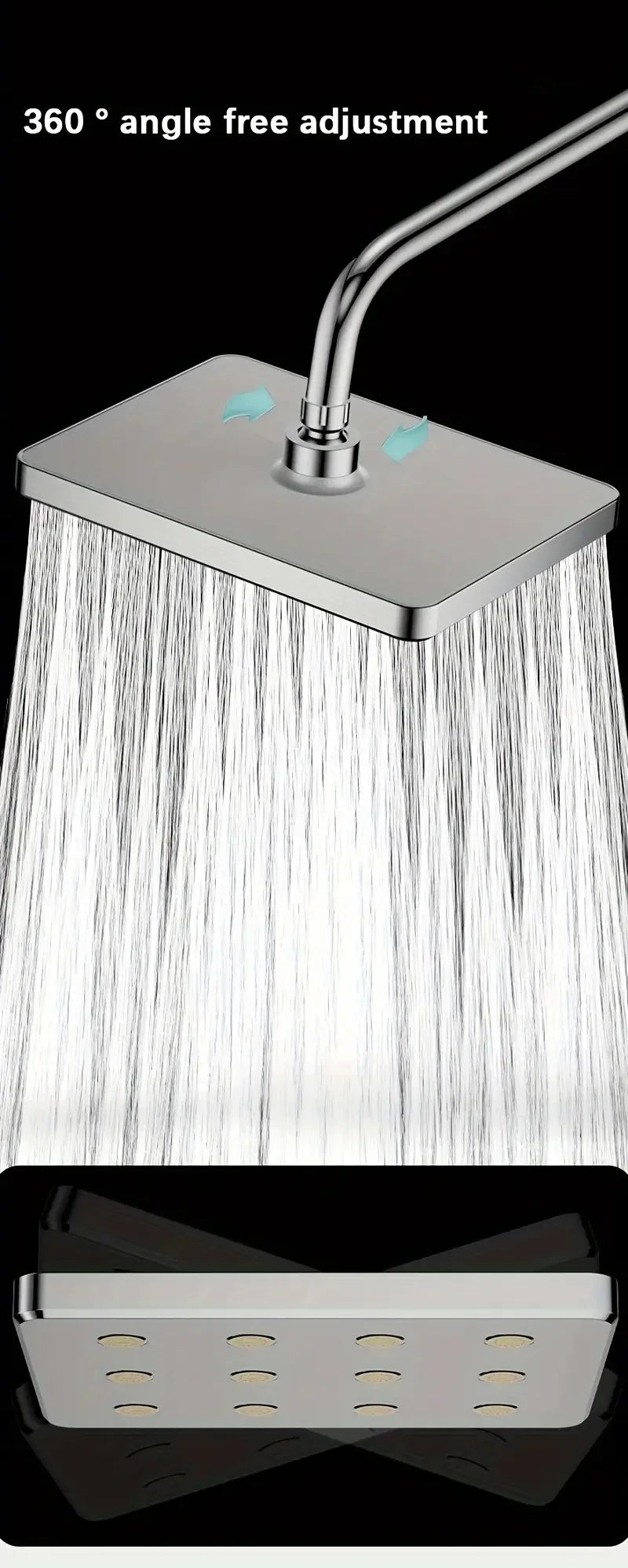10-inch Large Shower Head Universal Large Shower Head