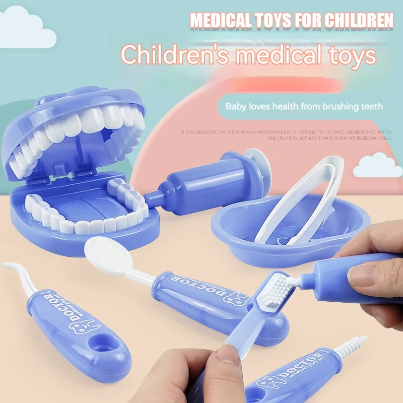 Children Montessori Toys , Dentist Check Teeth Model Doctors Role Play