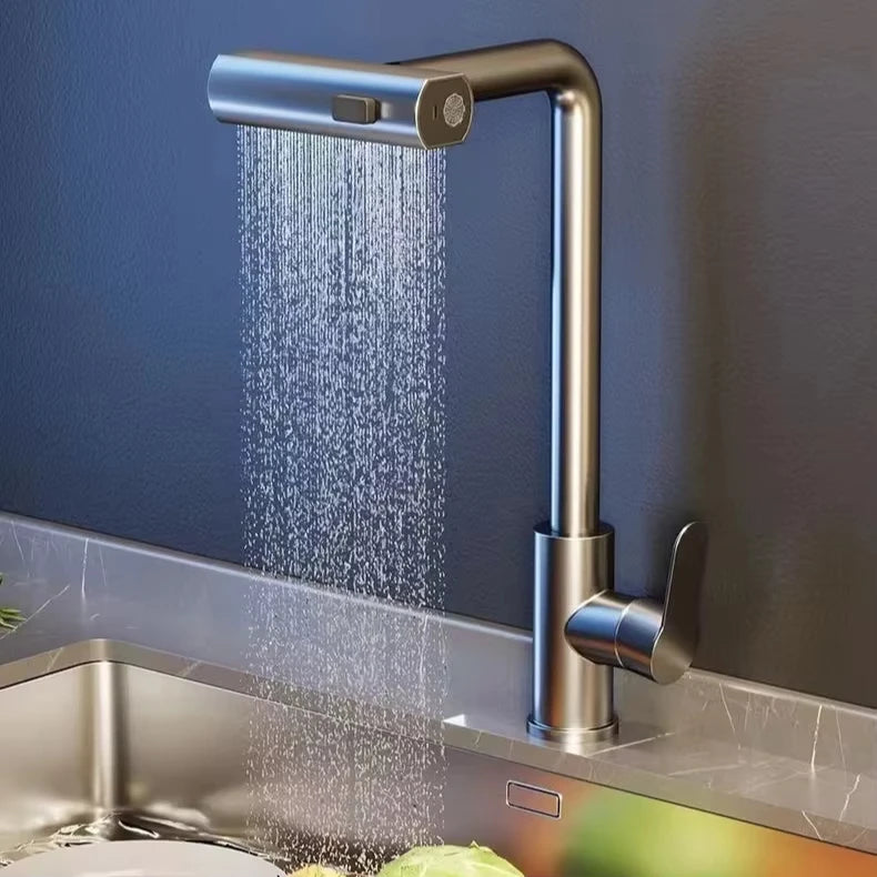Pull Out Kitchen Faucet, Flexible Hot and Cold Water Kitchen Sink Mixer , Deck Mounted with Stream Shower Mode