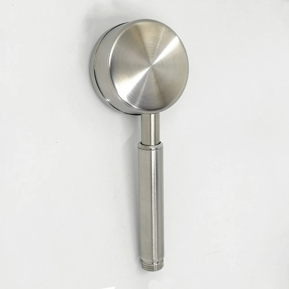 Black Stainless Steel Shower Head Fall resistant Durable High Pressure Showerhead