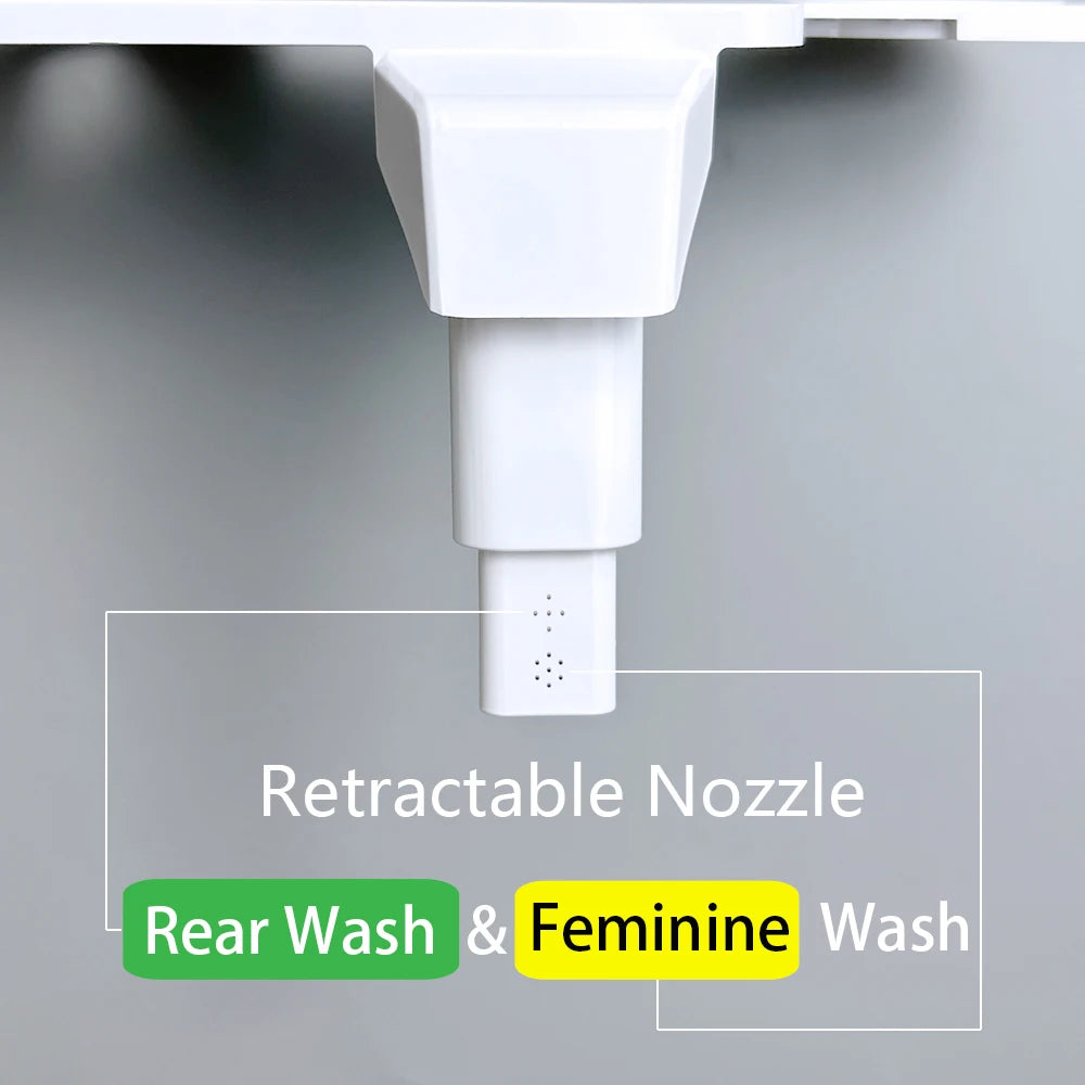 Bidet Attachment Feminine And Rear Wash Nozzle Cleaning, Water Pressure Control, Non-electric Mechanical Sprayer