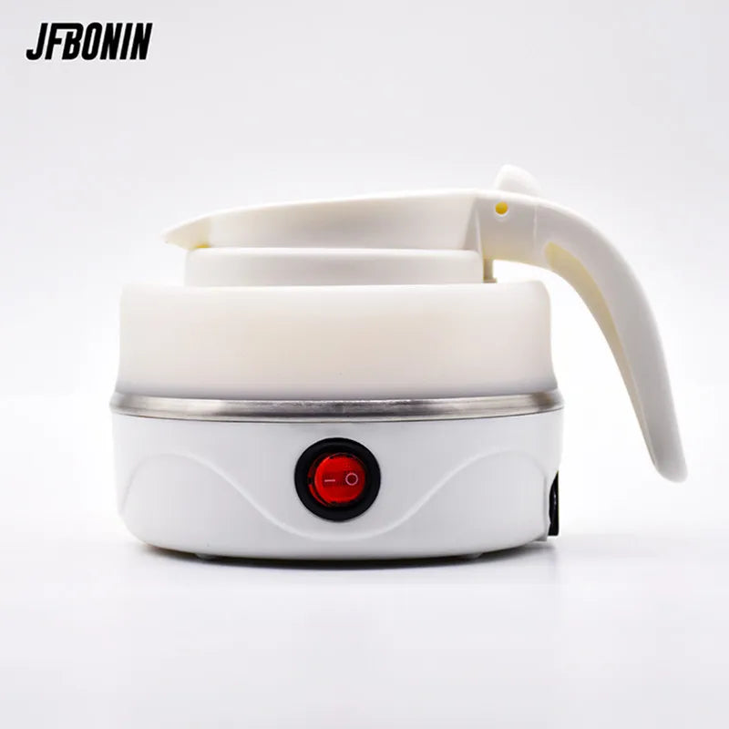 0.6L Mini Folding Kettle Portable Water Heater 600W Silicone Compression Electric Kettle